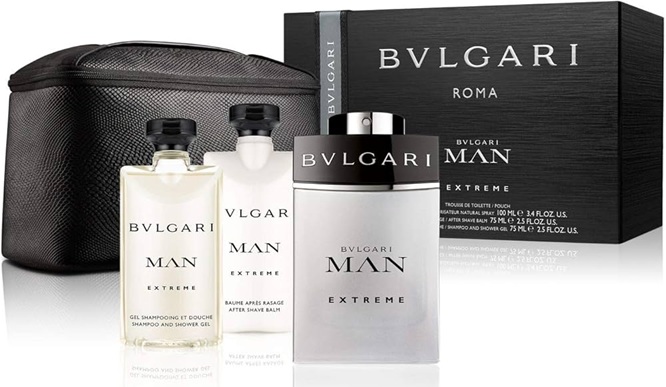 Bvlgari Man Extreme f�rfi parf�mszett 100ml EDT +  75ml aftershave b. + 75ml tusf. + n. t�ska Rendk�v�li Ritkas�g! Utols� Db Rakt�rr�l! Id�szakos Akci�!