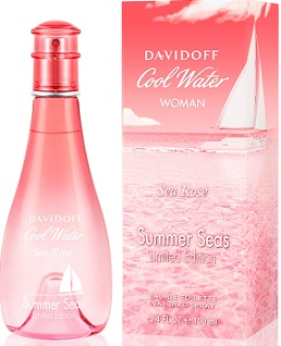 Davidoff Cool Water Sea Rose Summer Seas női parfüm 100ml EDT Ritkaság!