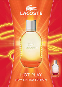 Lacoste Hot Play férfi parfüm   75ml EDT